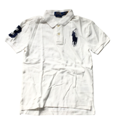 Polo blanc Ralph Lauren enfant 10/12 ans
