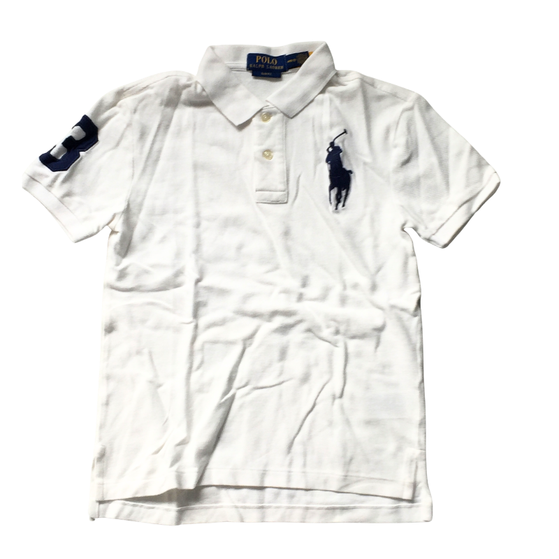 Polo blanc Ralph Lauren enfant 10/12 ans