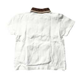Polo blanc Fendi enfant 10 ans