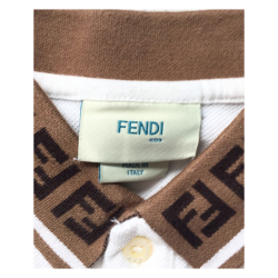 Polo blanc Fendi enfant 10 ans
