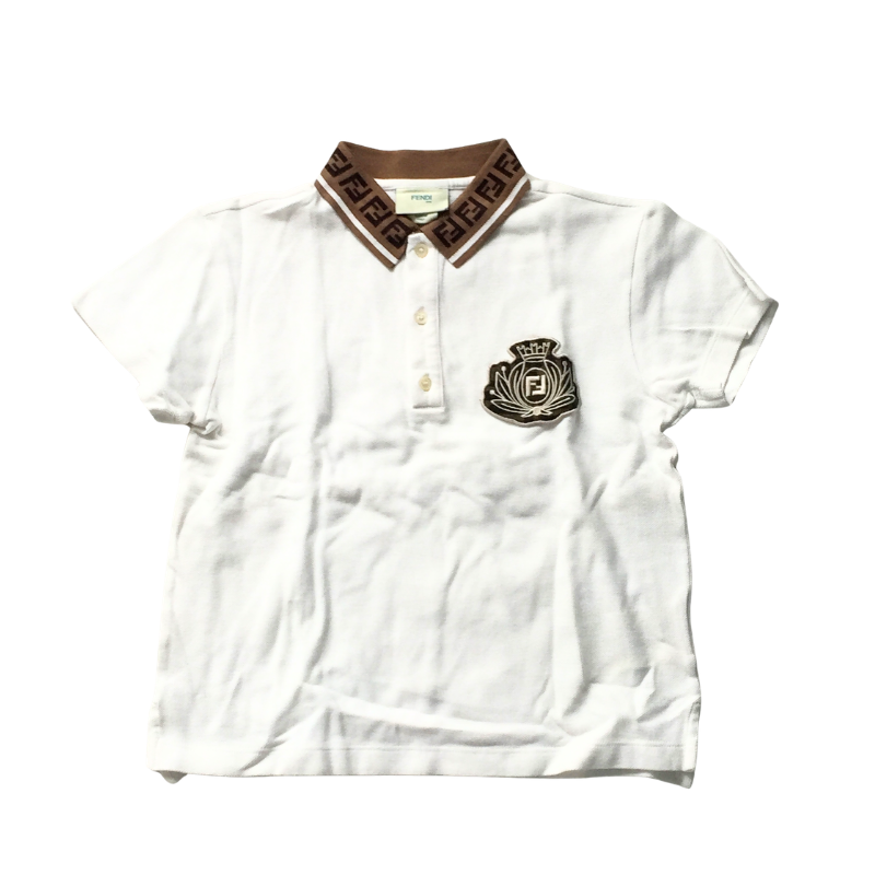 Polo blanc Fendi enfant 10 ans