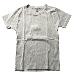 T-shirt gris chiné Petit Bateau fille 12 ans