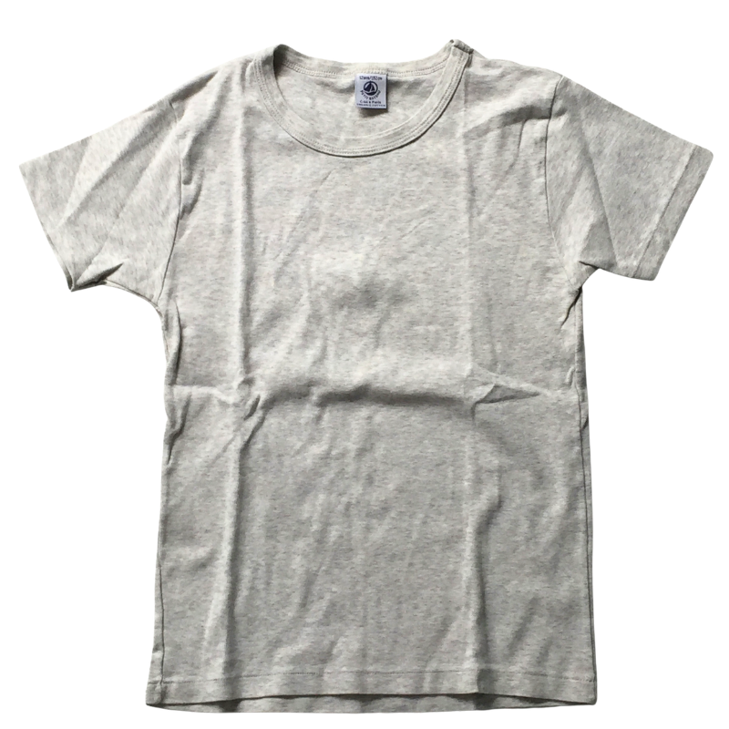 T-shirt gris chiné Petit Bateau fille 12 ans