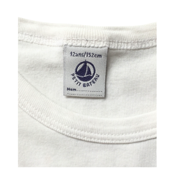 T-shirt blanc Petit Bateau fille 12 ans
