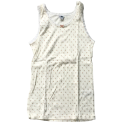 Débardeur Petit Bateau écru à petits motifs – 12 ans