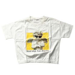 T-shirt Zara ange Los Angeles écru – 10 ans