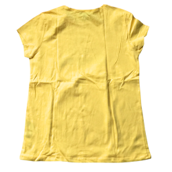 T-shirt Kiabi jaune “La reine des siestes” – Taille M