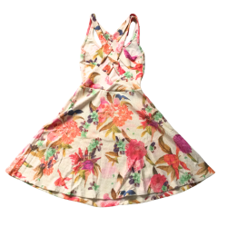 Robe Pull & Bear fleurie dos croisé – Taille S