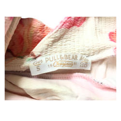Robe Pull & Bear fleurie dos croisé – Taille S