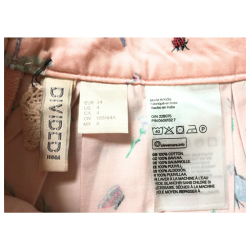 Jupe plissée H&M à motifs papillons – Taille 34