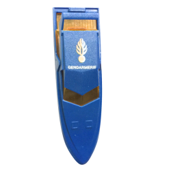 Bateau miniature Gendarmerie bleu