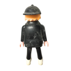 Figurine type Playmobil personnage noir