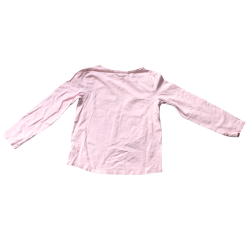 T-shirt manches longues H&M Minnie Love rose – 6/8 ans