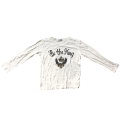 T-shirt manches longues Dolce & Gabbana Be the King – 8/10 ans