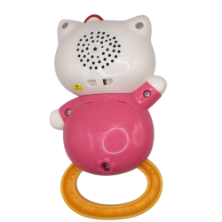 Hochet à merveilles Hello Kitty VTech rose avec poignée