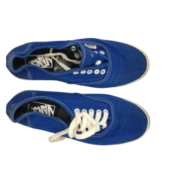 Baskets Vans bleues en toile – Men US 5 / Women US 6.5
