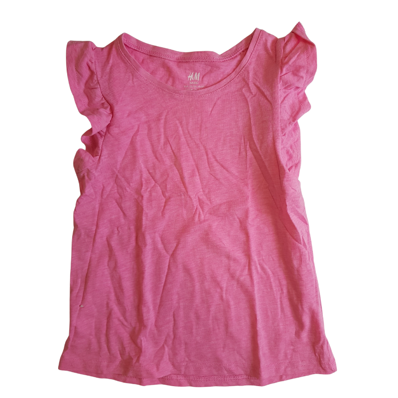 Débardeur rose bonbon H&M 122-128 cm