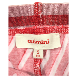 Legging Catimini rouge imprimé – 5 ans
