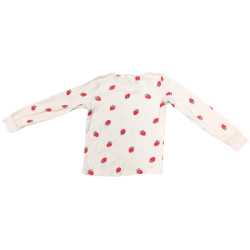 T-shirt manches longues H&M fraises – 6 ans