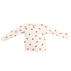 T-shirt manches longues H&M fraises – 6 ans