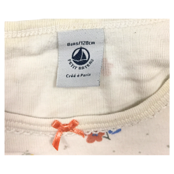 T-shirt manches longues Petit Bateau imprimé – 8 ans