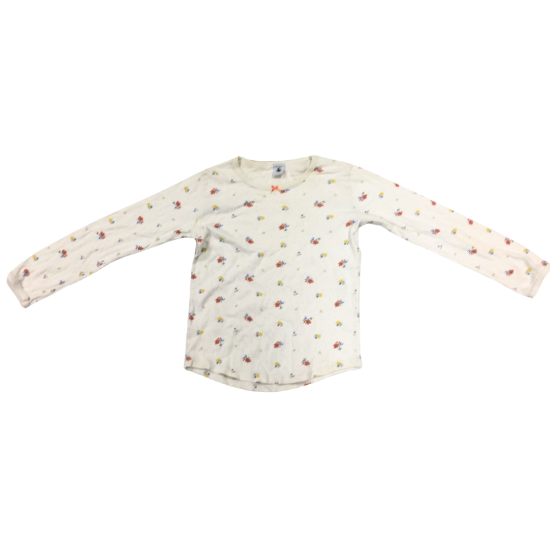 T-shirt manches longues Petit Bateau imprimé – 8 ans