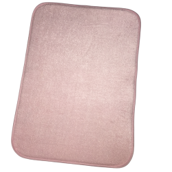 Tapis égouttoir vaisselle rose uni