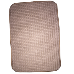 Tapis égouttoir vaisselle beige texturé