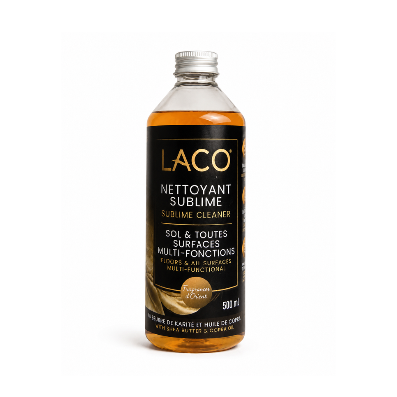 LACO Sublime Cleaner bottle for floors and all washable surfaces 500 ml with Oriental Fragrance.