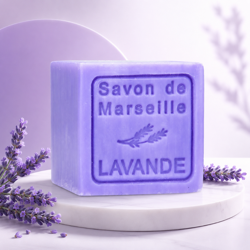 Cube de Savon de Marseille Lavande 300 g | LACO®