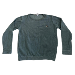 Pyjama Petit Bateau 12 ans vert/gris — Bon état
