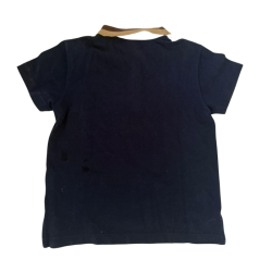 Polo enfant Fendi 10 ans bleu marine — taché