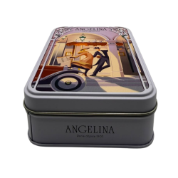 Boîte métallique Angelina Paris – Giandujas – Boîte décorative vide