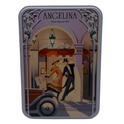 Boîte métallique Angelina Paris – Giandujas – Boîte décorative vide