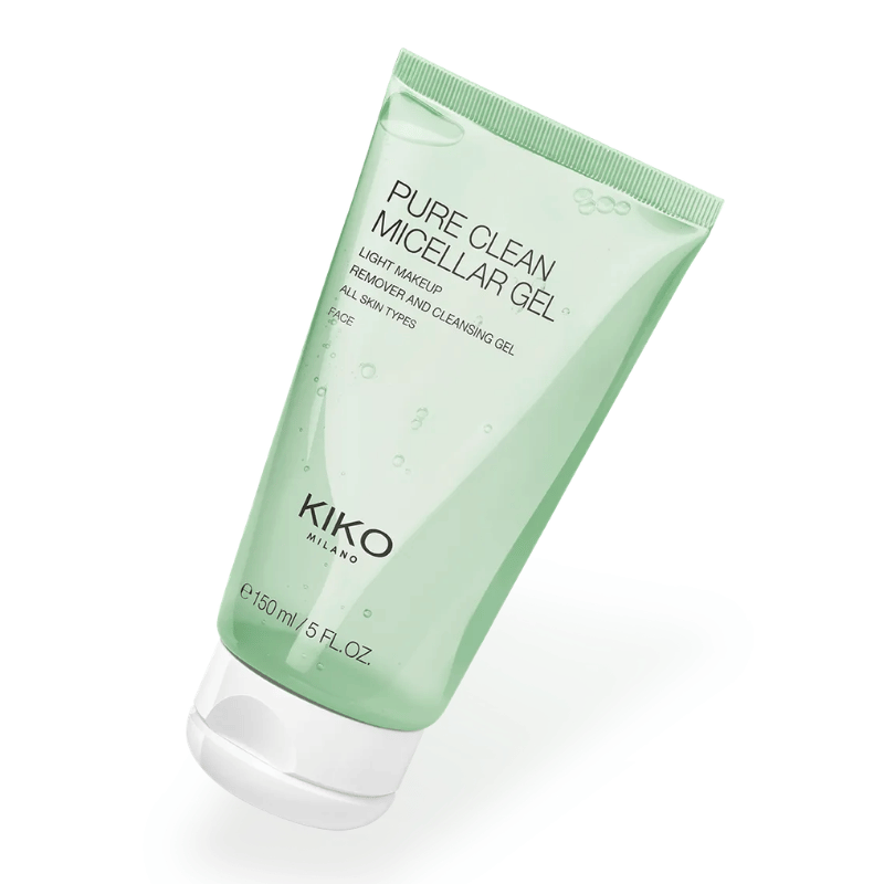 KIKO Milano Pure Clean Micellar Gel 150 ml – Gel démaquillant et nettoyant visage – Neuf