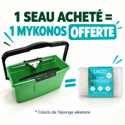 Seau de lavage vitres 12 L + éponge offerte | LACO