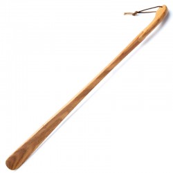 Long wooden shoehorn