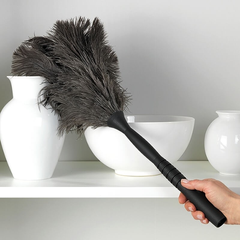 Ostrich feather duster Extendable swivel duster