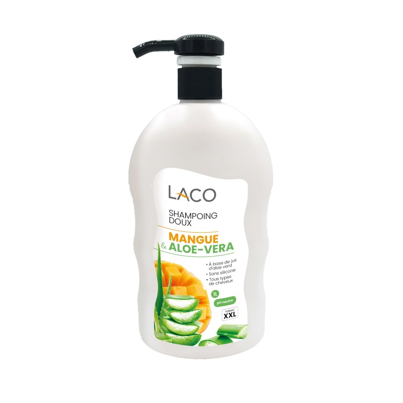 Shampoing doux à la mangue et l'aloe vera