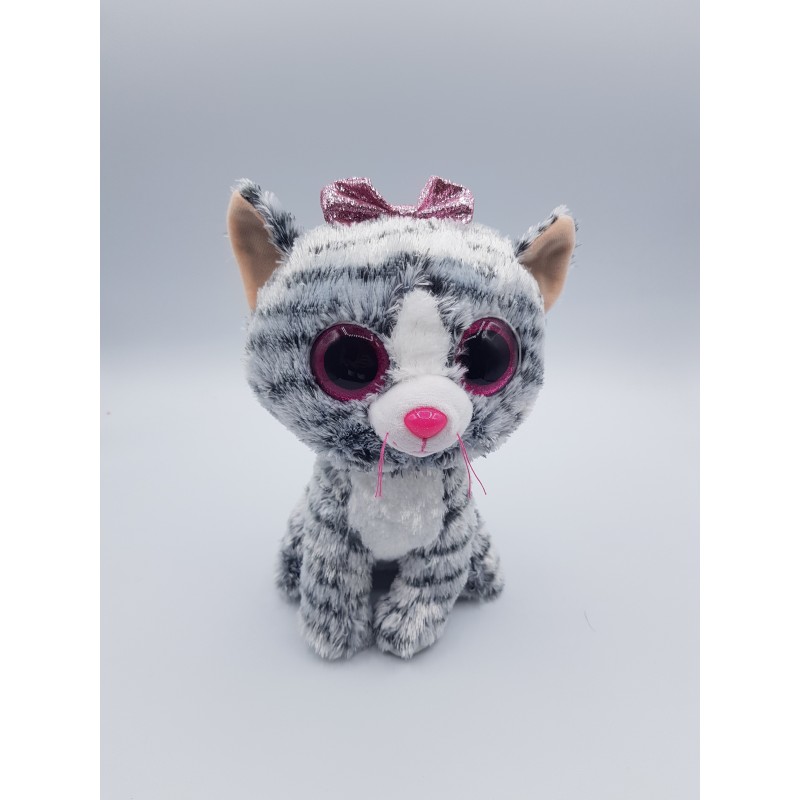 Peluche ty kiki chat 20cm