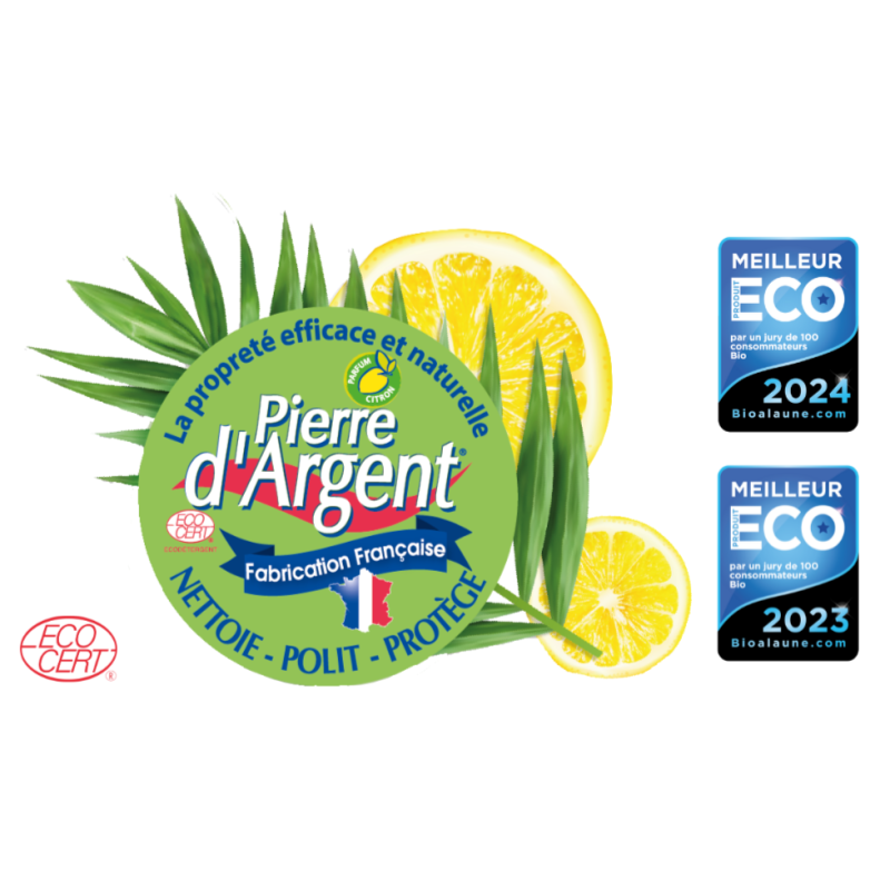 300g Lemon Pierre d'Argent | Clay cleaner | Natural cleaning product
