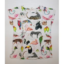 T-shirt Kate Morgan H&M motif jungle 134/140 cm