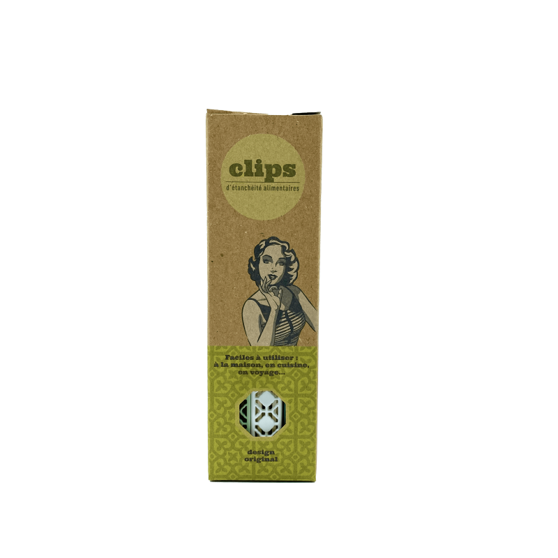 Box of 6 food-grade sealing clips