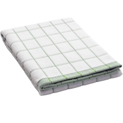 Cotton kitchen towel light green - soft & absorbent