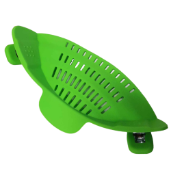 Clip on strainer - practical & easy to use