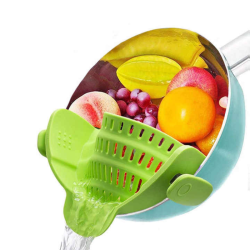 Clip on strainer - practical & easy to use