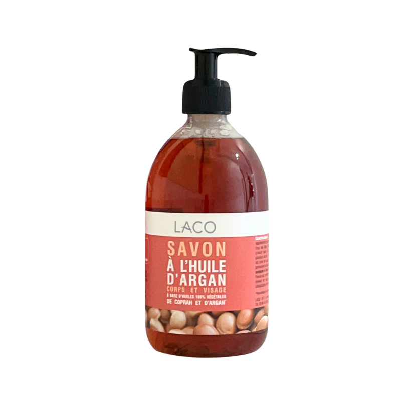 Savon liquide à l'huile d'argan : savon traditionnel
