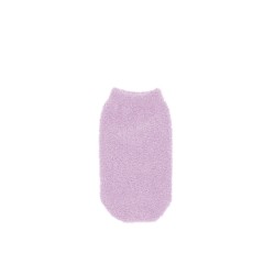 Set of 2 exfoliating gloves purple & green - soft skin