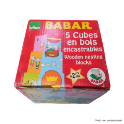 Cubes encastrables Babar pour les plus de deux ans