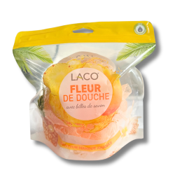 Fleur de douche avec Billes de Savon - Mangue / Ananas